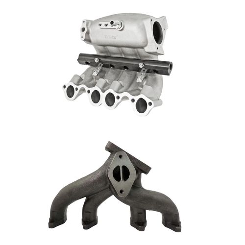 COLETOR DE ESCAPE PARA TURBO VW AP 8V PULSATIVO NO FAROL T3 + COLETOR DE ADMISSÃO PARA VW AP PADRÃO MI ALTO FLUXO
