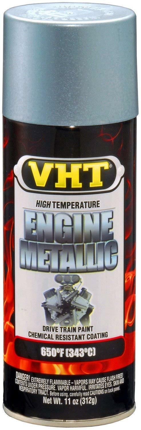 Tinta Spray Para Motor Titânio Prata Azulado Metálico 343°C - VHT