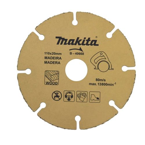Disco de Corte 110 x 20 mm com Grãos para Madeira - Makita -B-40668