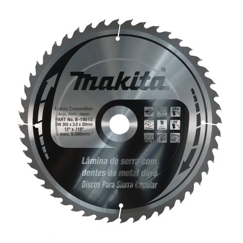 Lâmina de Serra Circular 305 x 30mm 48T B-19510 - Makita
