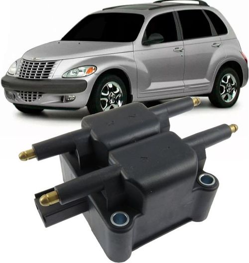 Bobina de Ignição PT Cruiser Neon Caravan 2.4 e 2.0 - 3 Pinos Chatos