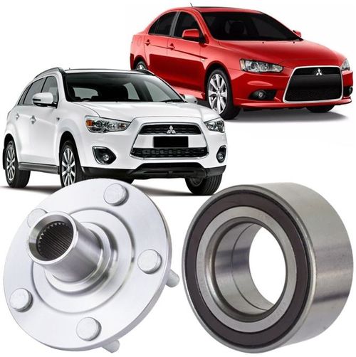 Cubo de Roda Dianteiro Com Rolamento Compass Outlander Asx Lancer de 2010 à 2017 Com ABS