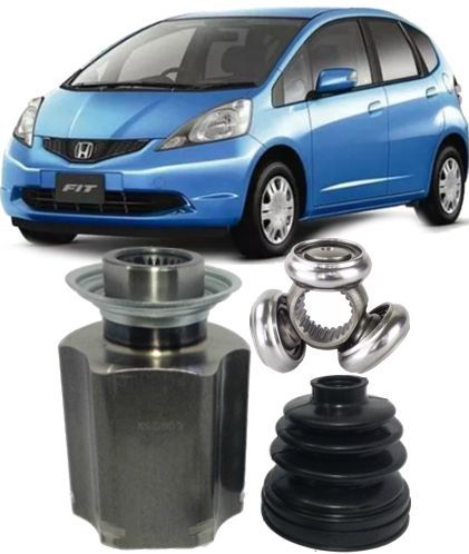 Kit Tulipa Trizeta E Coifa Honda Fit E City 1.5 16v Automatico De 2009 À 2014 Ld Direito