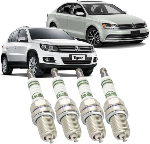 Jogo de Vela Ignicao Iridium Jetta Tiguan Audi A3 A4 1.8 e 2.0 TFSI - 06H905601A