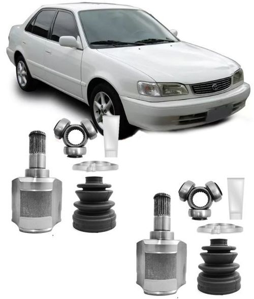 Par de Tulipa Trizeta e Coifa Corolla 1.6 16V e 1.8 16V Câmbio Automatico de 1992 À 2002 - 23x29
