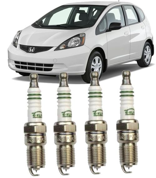 Jogo de Vela Ignicao Iridium New Fit 1.5 16v Flex City 1.5 16v Flex