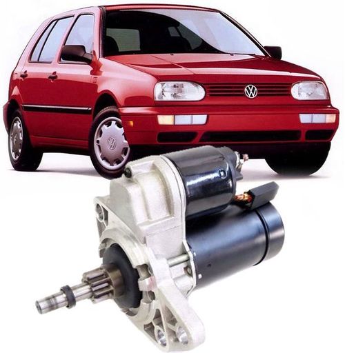 Motor de Arranque Partida Golf Audi A3 Passat 1.8 e 2.0 1993 a 1998 Cordoba e Ibiza