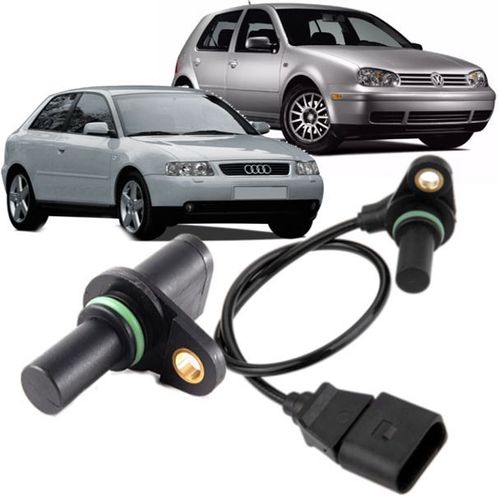 Kit 2 Sensor Velocidade Câmbio Entrada Saida A3 Golf Cambio 01m