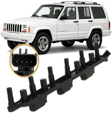 Bobina de Ignicao Grand Cherokee 4.0 l6 1999 a 2006 56041476AA / 56041476AB