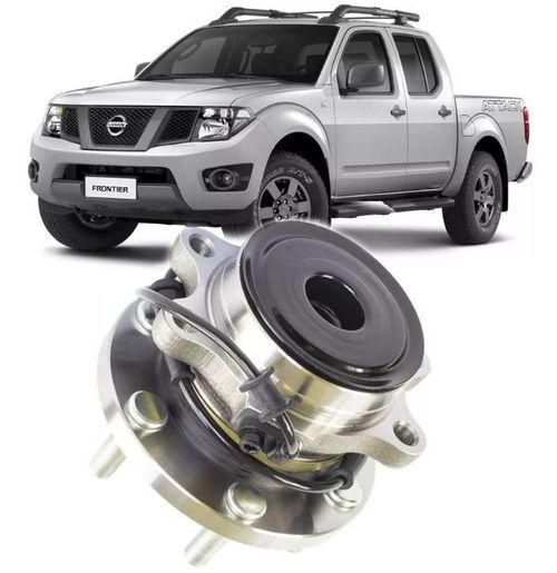 Cubo de Roda Com Rolamento Dianteira Nissan Frontier e Pathfinder 4X2 apos 2008 Com sensor de Freio ABS