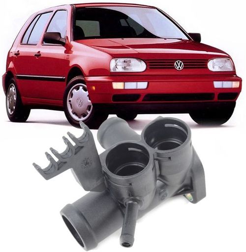 Flange De Agua Do Cabecote Cavalete Golf Polo Cordoba Passat 037121132E