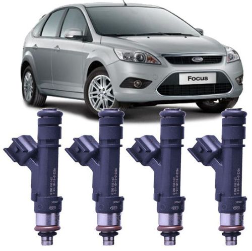 Kit com 04 Bicos Injetores Ecosport Focus 2.0 16v Flex Duratec - 0280158162