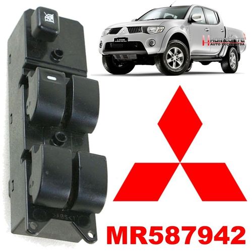 Botao Interruptor Vidro Eletrico L200 Triton Pajero Dakar - MR587942 Importado