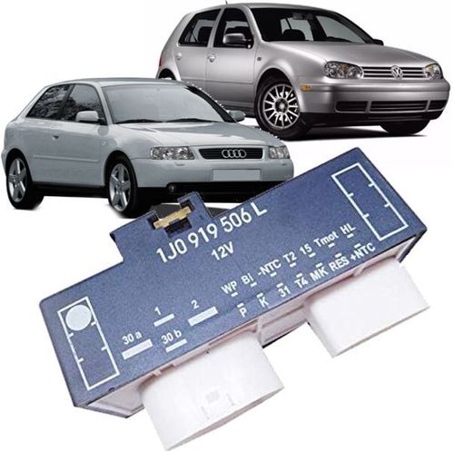 Modulo Rele Comando Ventuinha Ar Condicionado Audi Golf Polo de 1998 a 2013 - 1J0919506