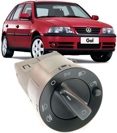 Botao Interruptor Farol e Milha Luz Gol Parati Saveiro G3 de 2000 à 2005