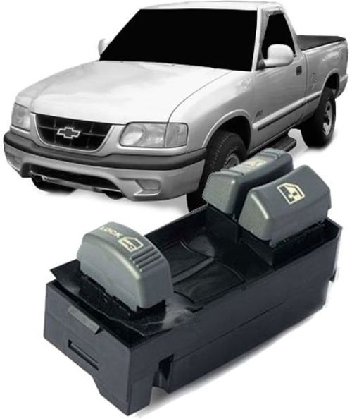 Botao Interruptor Vidro Eletrico Duplo S10 Blazer 1995 a 2012