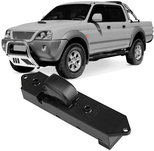 Botao Interruptor Vidro Eletrico Simples L200 e Pajero Sport de 1999 ate 2012 - MR194829