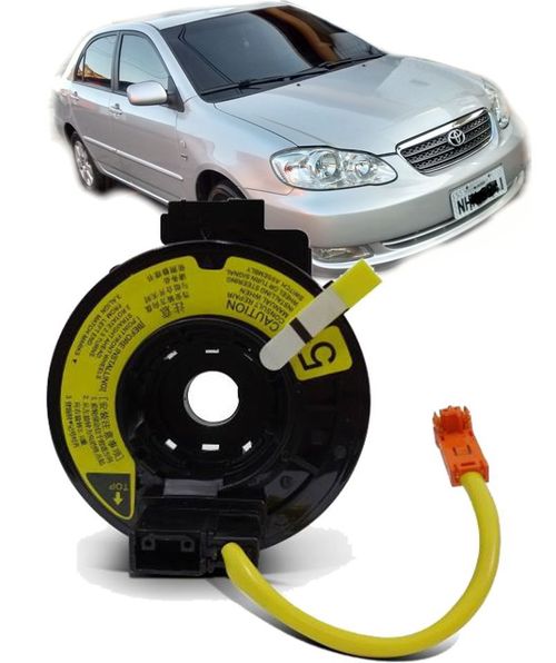 Cinta Airbag Hard Disc Toyota Corolla Todos de 2003 a 2008 Sem controle de som no volante