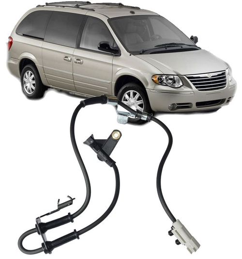 Sensor Freio Abs Grand Caravan 3.3 V6 2001 a 2007 Dianteiro Direito