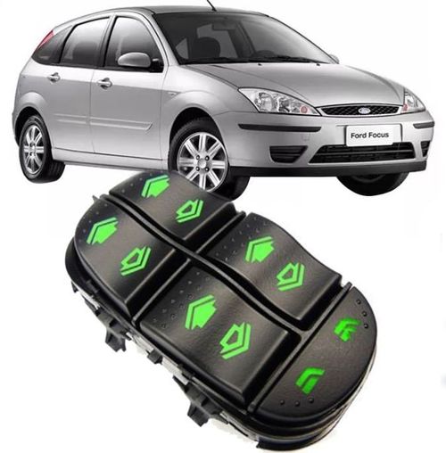 Botao Interruptor Vidro Eletrico Ford Focus Apos 1999 a 2008 Quadruplo