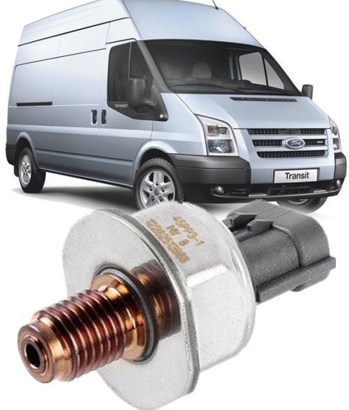 Sensor Pressao Flauta Common Rail Ford Transit 2.4 e 2.2 Diesel de 2008 à 2013 - 8c1q9d280aa