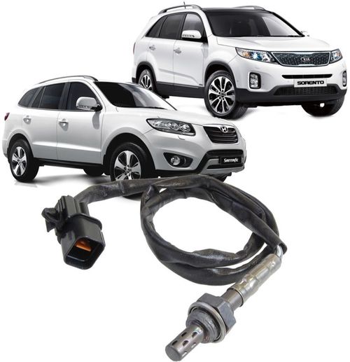 Sonda Lambda Sorento E Santa Fé 3.5 V6 de 2010 à 2015 Pós Catalizador - 39210-3cda0
