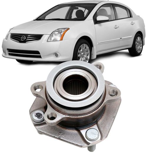Cubo de Roda Com Rolamento Dianteira Nissan Sentra de 2007 a 2013 Com ABS