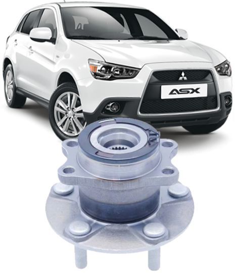 Cubo de Roda Traseiro Rolamento Mitsubishi Asx 2.0 16v 4x4 2010 A 2013 Outlander 2.4 e 3.0 4X4 ate 2012