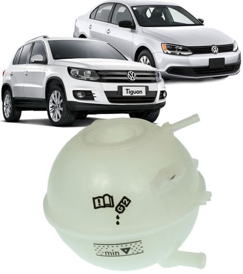 Reservatorio De Agua A3 Jetta Fusca Passat Tiguan - 1k0121407a