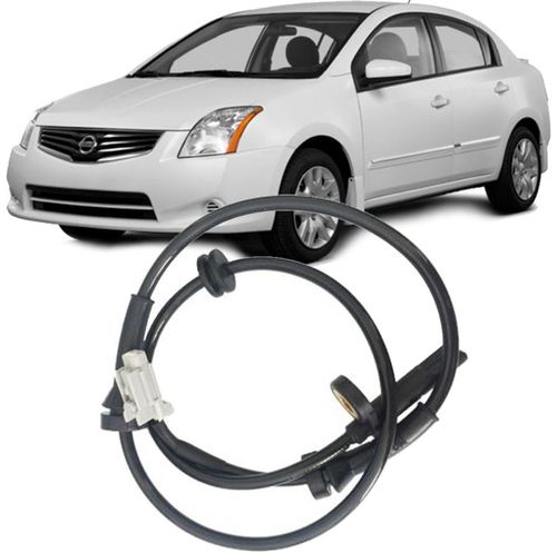 Sensor Freio ABS Nissan Sentra 2.0 16V 2007 a 2012 Dianteiro Esquerdo