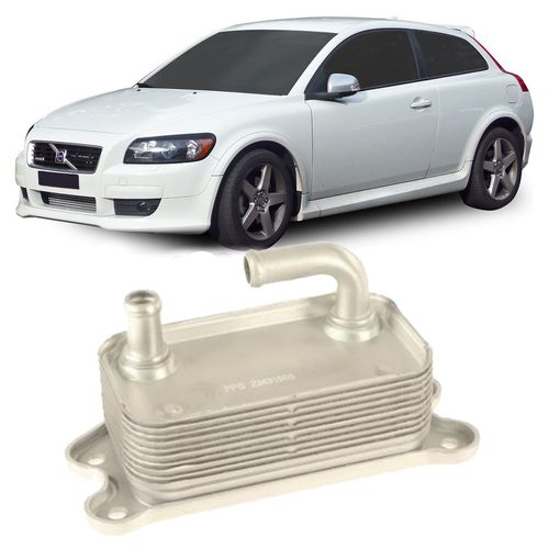 Resfriador Trocador de Calor Motor Volvo C30 C70 S40 S60 S80 V40 V50 V60 V70 de 2006 a 2011