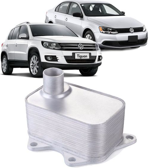 Resfriador Trocador de Calor Motor Audi A4 A3 Q5 Tiguan 2.0 Turbo 06j117021j