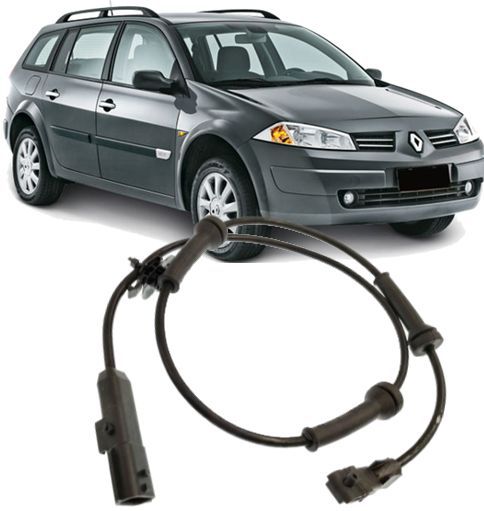 Sensor Freio Abs Dianteiro Megane II Apos 2007 e Grand Tour 1.6 16V e 2.0 16V 8200404460