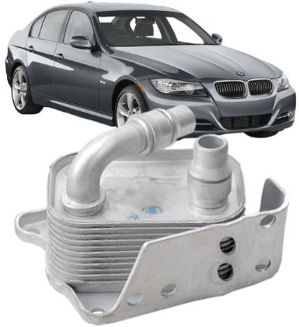 Radiador Resfriador de Oleo Motor BMW 320 X1 X3 120 318I 11427508967