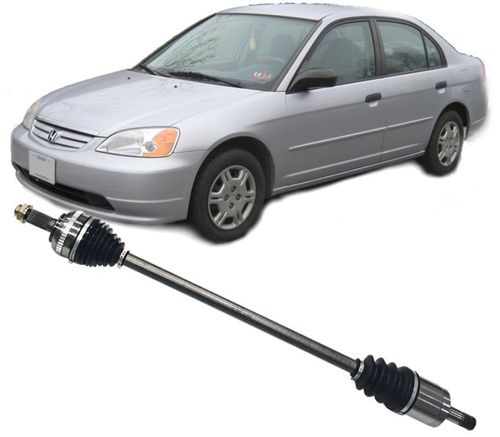 Semi Eixo Homocinetico Civic 1.7 2001 a 2005 Esquerdo Automatico