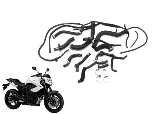 Kit Mangueiras Radiador Yamaha Xj6 10-1