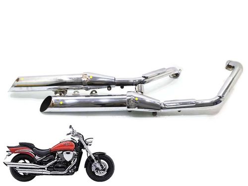 Escapamento Suzuki Boulevard M800 11-16 C/detalhe (