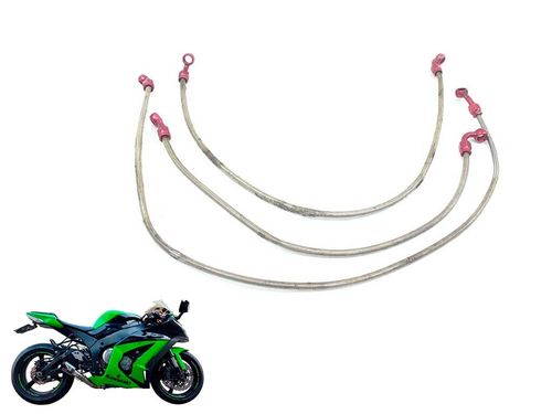 Flexível Freio  Aeroquip  Kawasaki Zx10 11-15