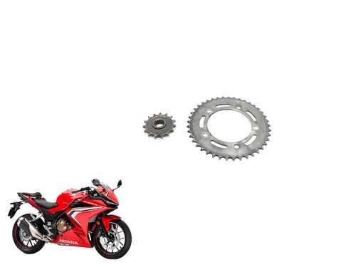 Coroa e Pinhão Honda Cbr 500 R Cbr500r 16-18