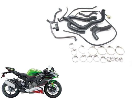 Kit Mangueiras Radiador Kawasaki Zx 6 Zx6 22-2