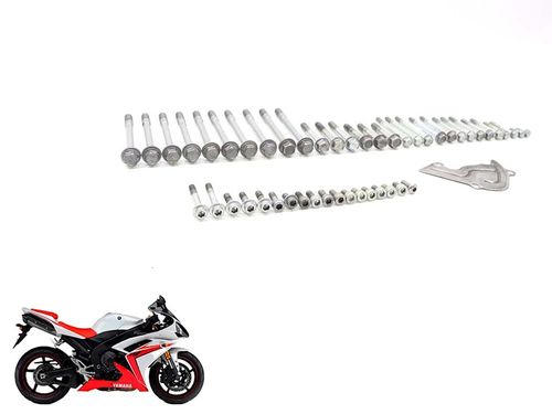 Kit Parafuso Carcaça Motor Yamaha R1 Yzf R1 07-08