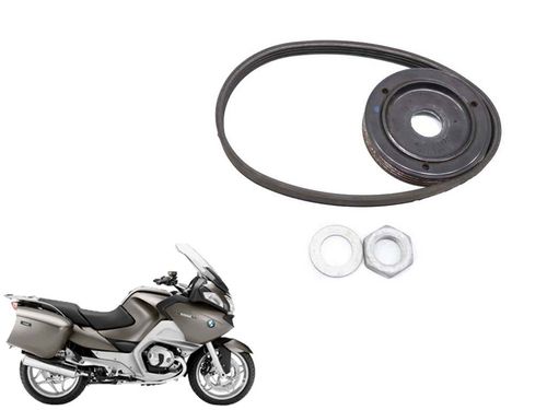 Polia e Correia Alternador Bmw R 1200 Rt R1200rt 05-0
