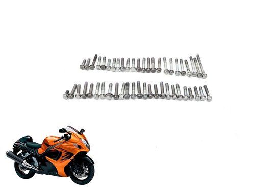 Kit Parafuso Tampas Motor Suzuki Hayabusa 1300 09-17