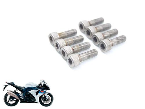 Parafuso Escape 8mm Suzuki Gsxr Srad 1000 11-16