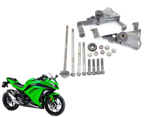 Kit Suporte Fixação Motor Kawasaki Ninja 300 13-18