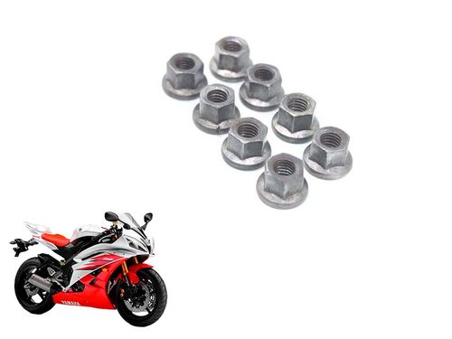Porca Escap 8mm Yamaha Yzf R6 R6 08-15