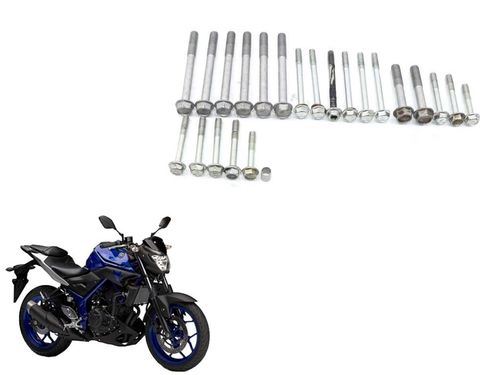 Kit Parafuso Carcaça Motor Yamaha Mt 03 Mt03 17-2