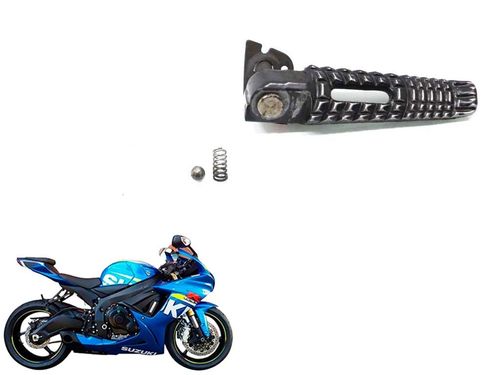 Pedaleira Traseira Esquerda Suzuki Gsxr 750 Srad 14-16 C/avaria (