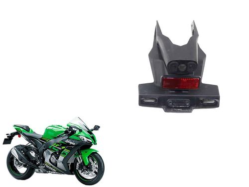 Para-lama Traseiro Sup/placa Kawasaki Zx 10 Zx10 16-2