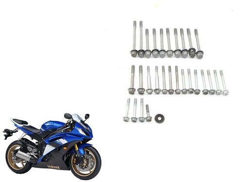 Kit Parafuso Carcaça Motor Yamaha Yzf R6 08-1